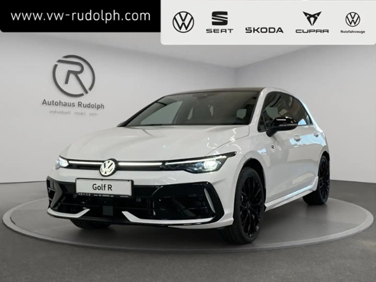 Volkswagen Golf R BLACK EDITION 2.0 TSI DSG 4MOTION LEDER AKRAPOVIC Zwart - 1