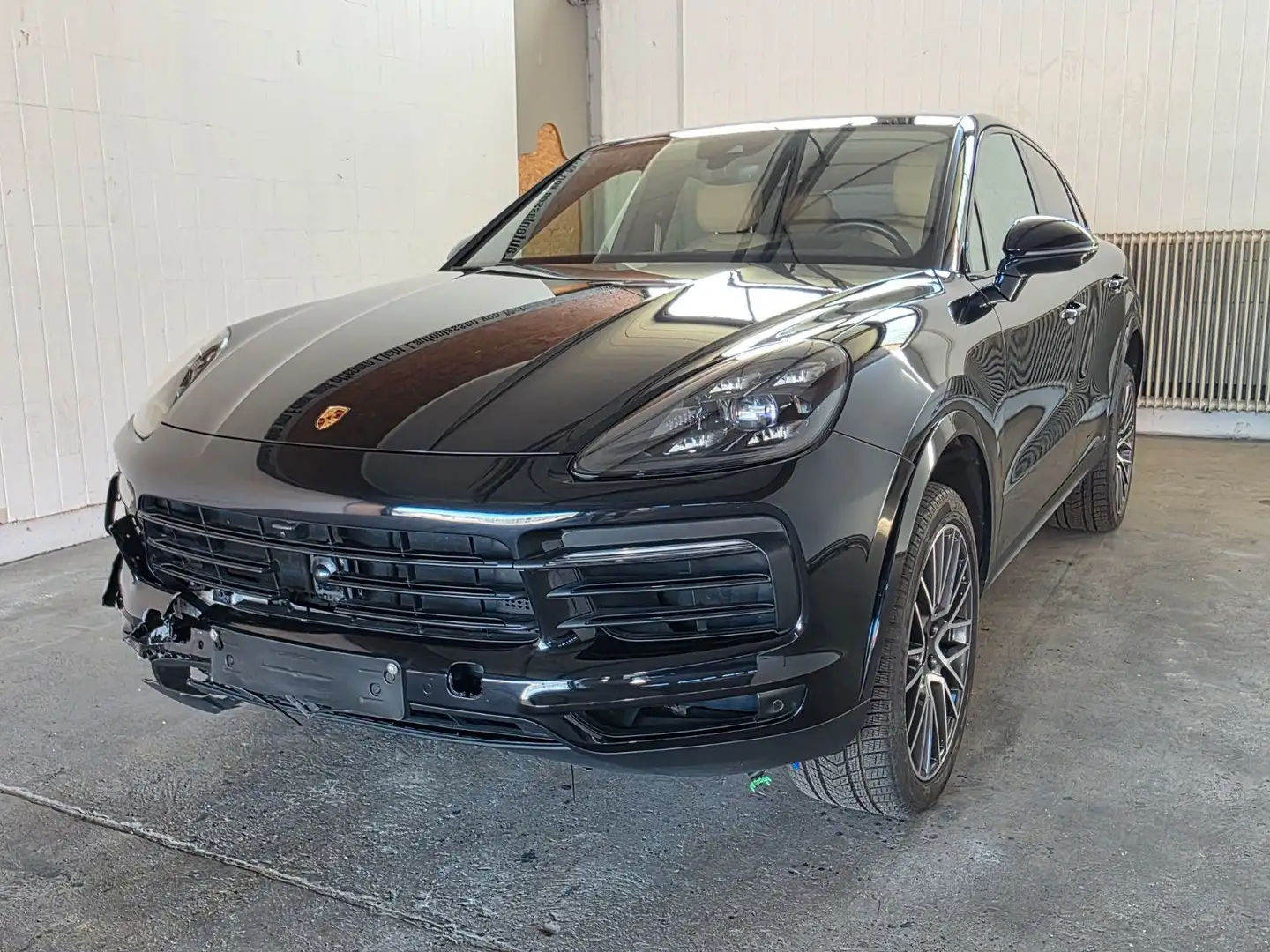 Porsche Cayenne *Coup*S*360°*HuD*BOSE*ACC*AhK*CHRO*UNFALL Zwart - 1