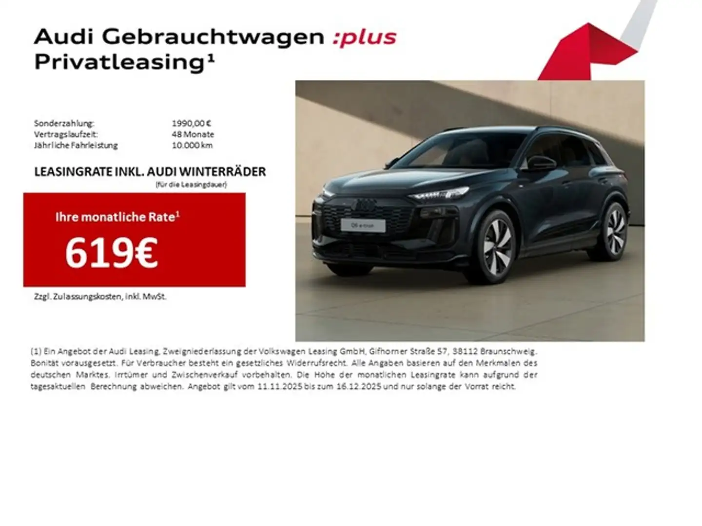 Audi Q6 e-tron S line LM20 LED+ AHK S line int. Tech+ Grau - 2