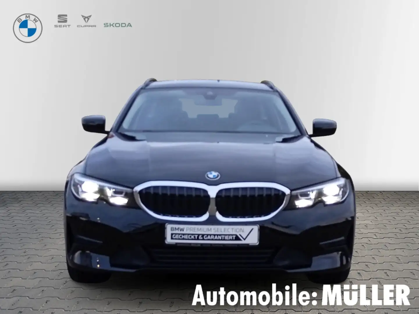 BMW 318 d Touring Mild-Hybrid+NAVI+LED+EL.HECKKLAPPE+KEYLE Zwart - 2