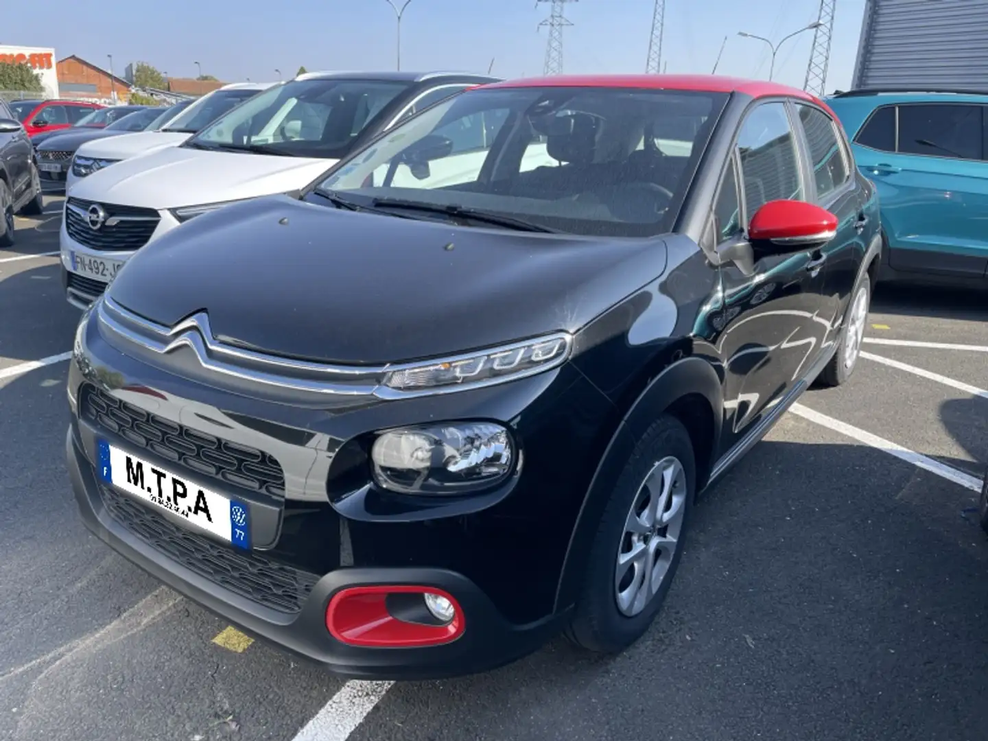 Citroen C3 BlueHDi 100ch Shine S\u0026S E6.d-TEMP Noir - 1