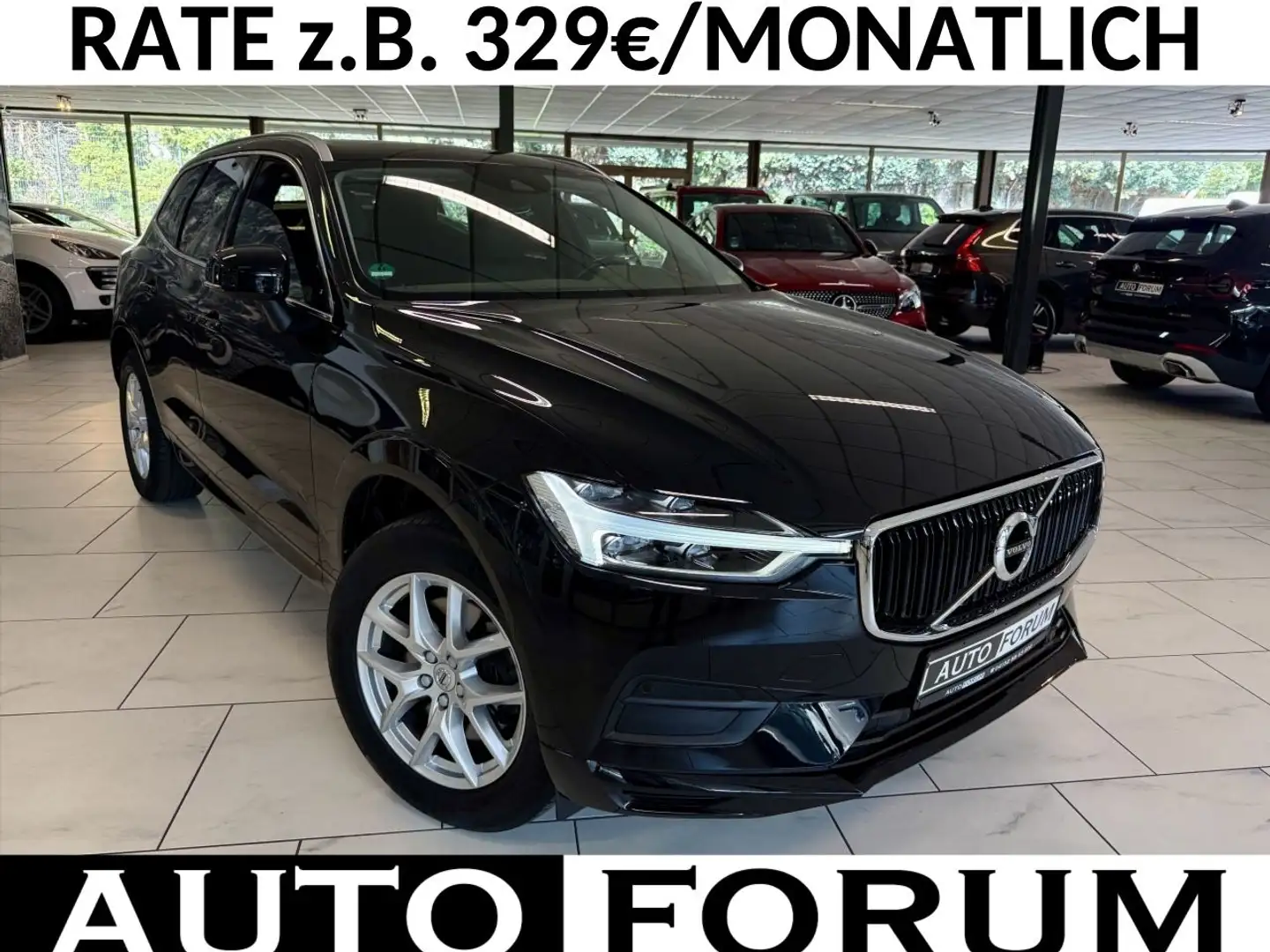 Volvo XC60 T5 AWD LEDER AHK NAVI PDC LED SHZ CAM DAB Noir - 1