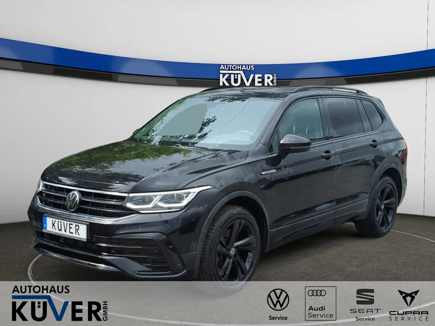 Volkswagen Tiguan Allspace R-Line 2,0 TDI DSG 4M+Navi+AHK Schwarz - 1