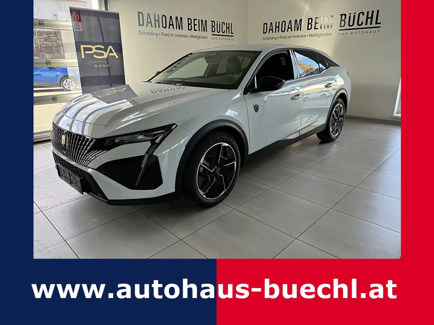 Peugeot 408 Hybrid 145 e-DCS6 GT 360 Vision Pack Weiß - 1