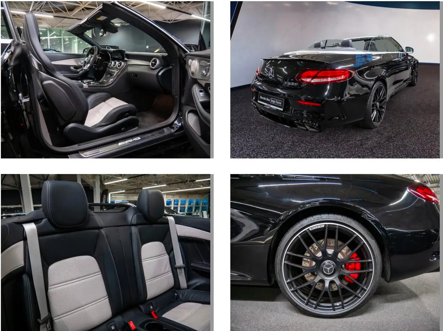 Mercedes-Benz C 63 AMG MB AMG C63S-Cabrio *Carbon*MB Garantie* MCT 9G Schwarz - 2