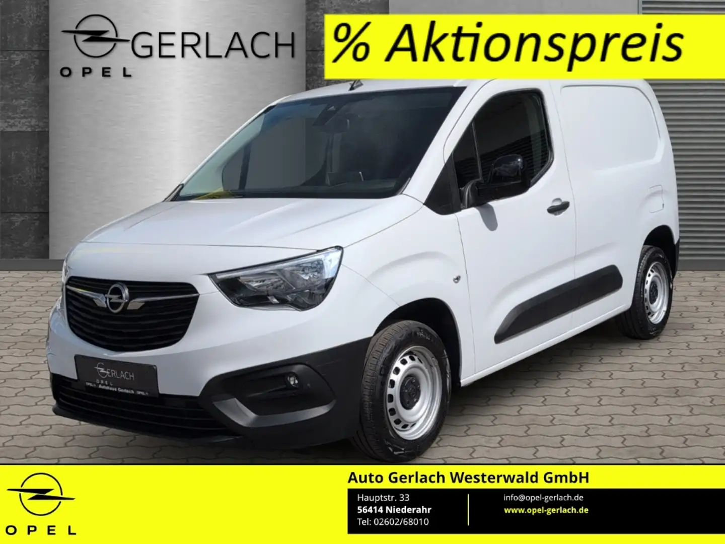 Opel Combo E Cargo Basis 1.5 D EU6e Apple CarPlay Android Aut Weiß - 1