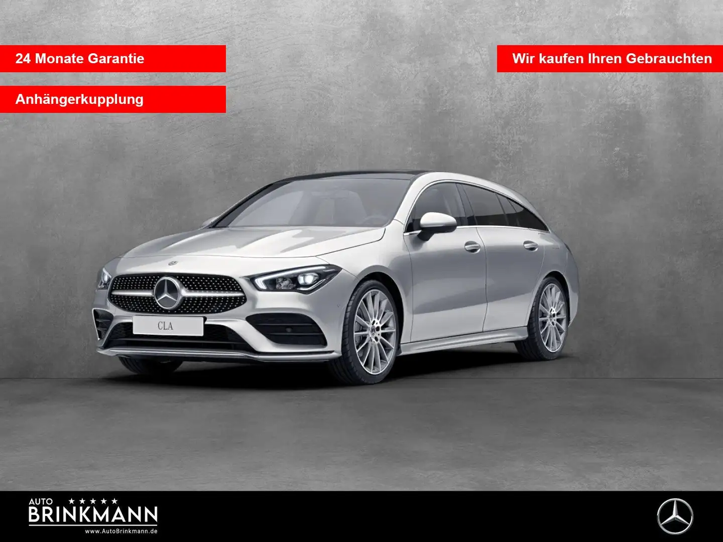 Mercedes-Benz CLA 200 CLA 200 SB AMG-LINE/AHK/PANO-SHD/360°KAM AMG Line Argent - 1