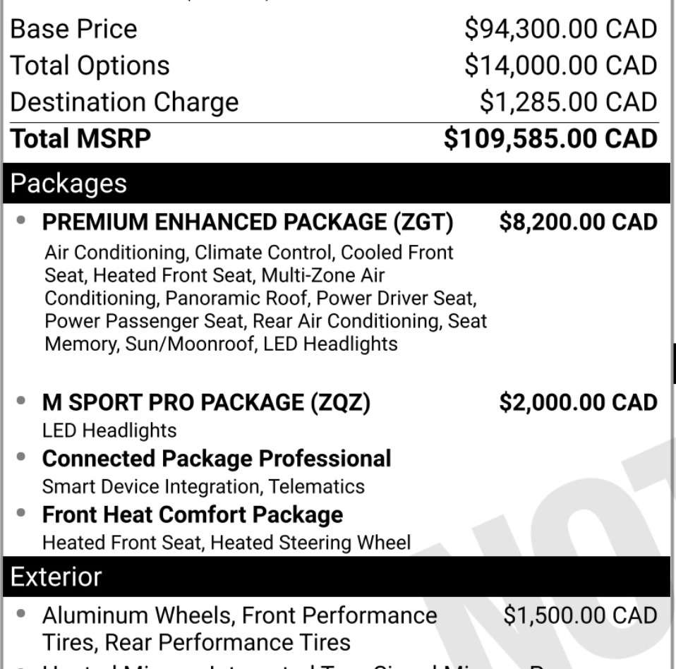 used 2025 BMW X6 car, priced at $84,900