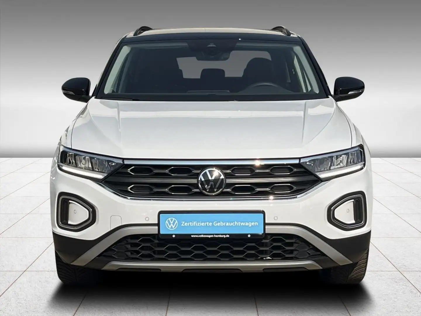 Volkswagen T-Roc 1.0 TSI Goal AHK Kamera Klima LED Navi Sitzhzg Weiß - 2