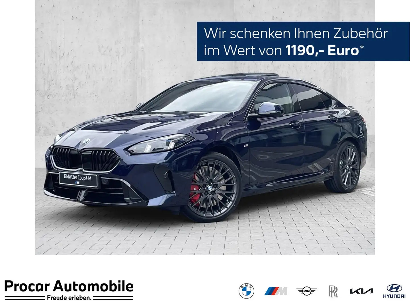 BMW 220 M Sport HuD PANO DA PROF PA+ H/K 19" Bleu - 1