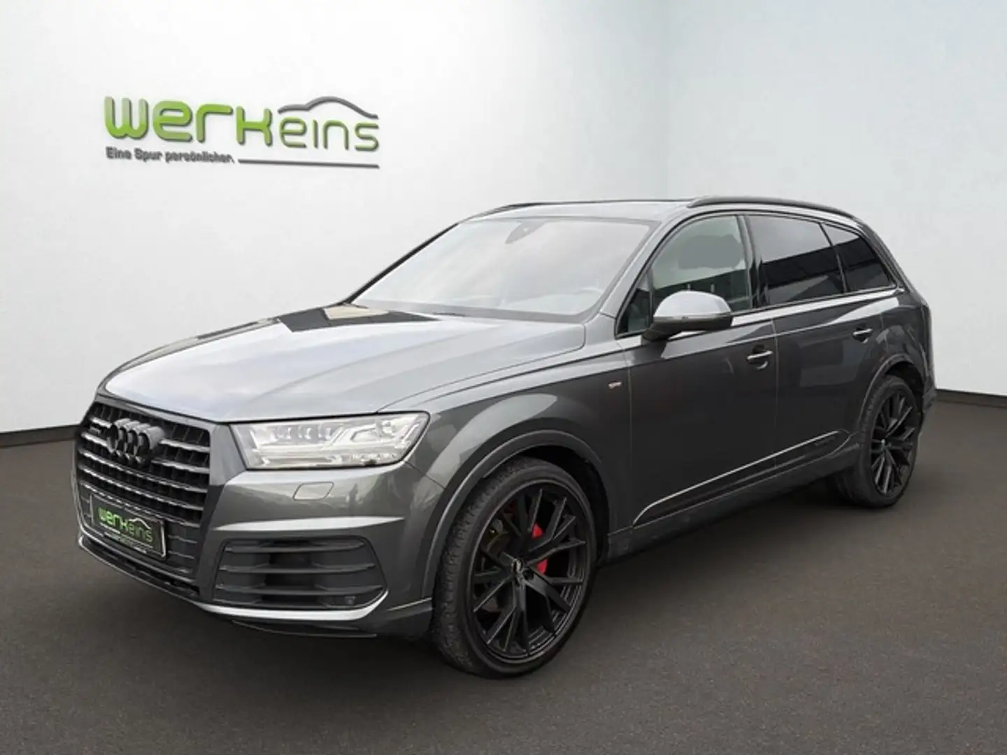 Audi Q7 50 TDI S-Line Pano Matrix VC AHK Luft Sitzlüf Grigio - 1