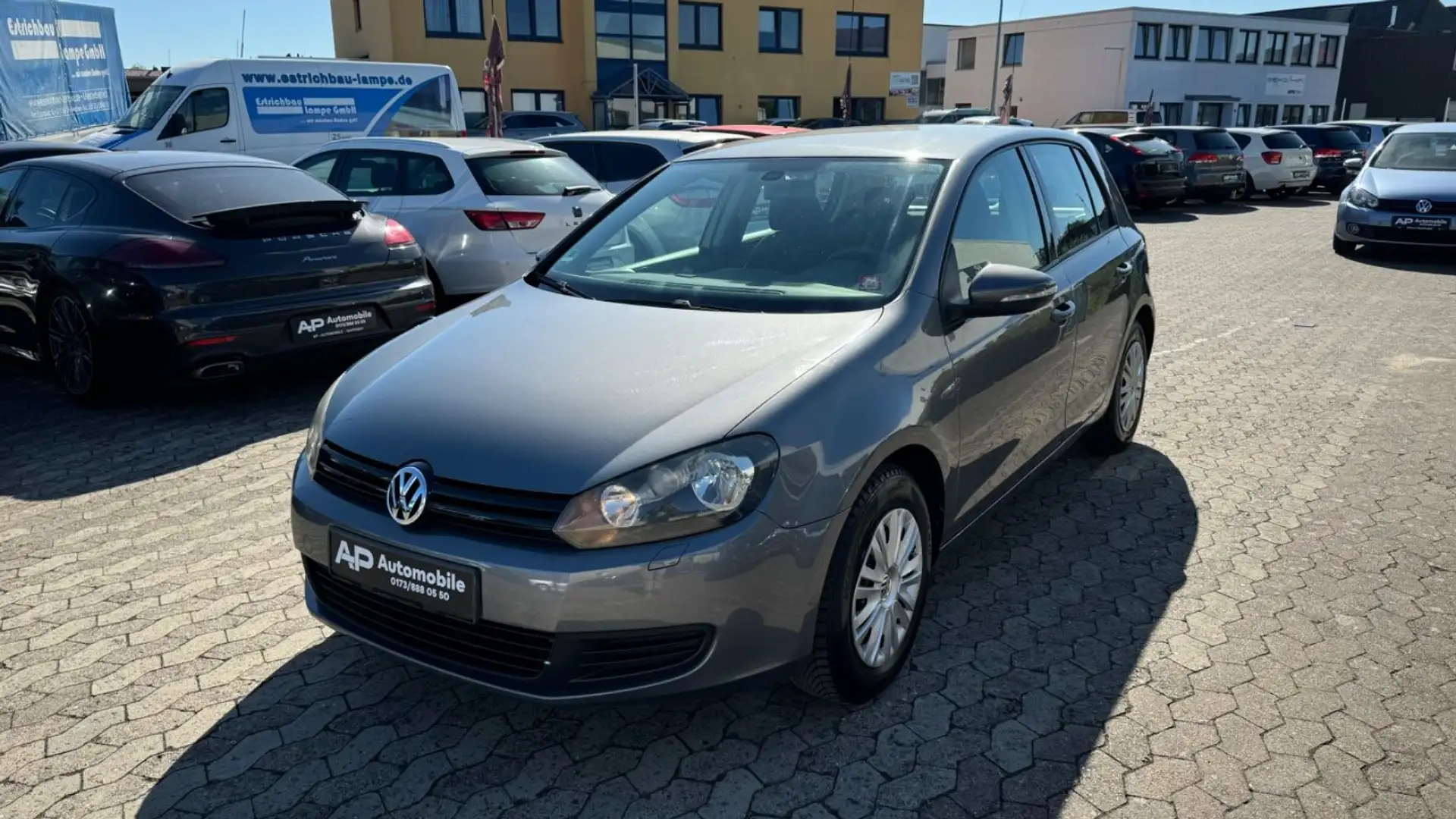 Volkswagen Golf VI Trendline 1.Hand 87 TKM Tüv 12/2026 Gris - 1