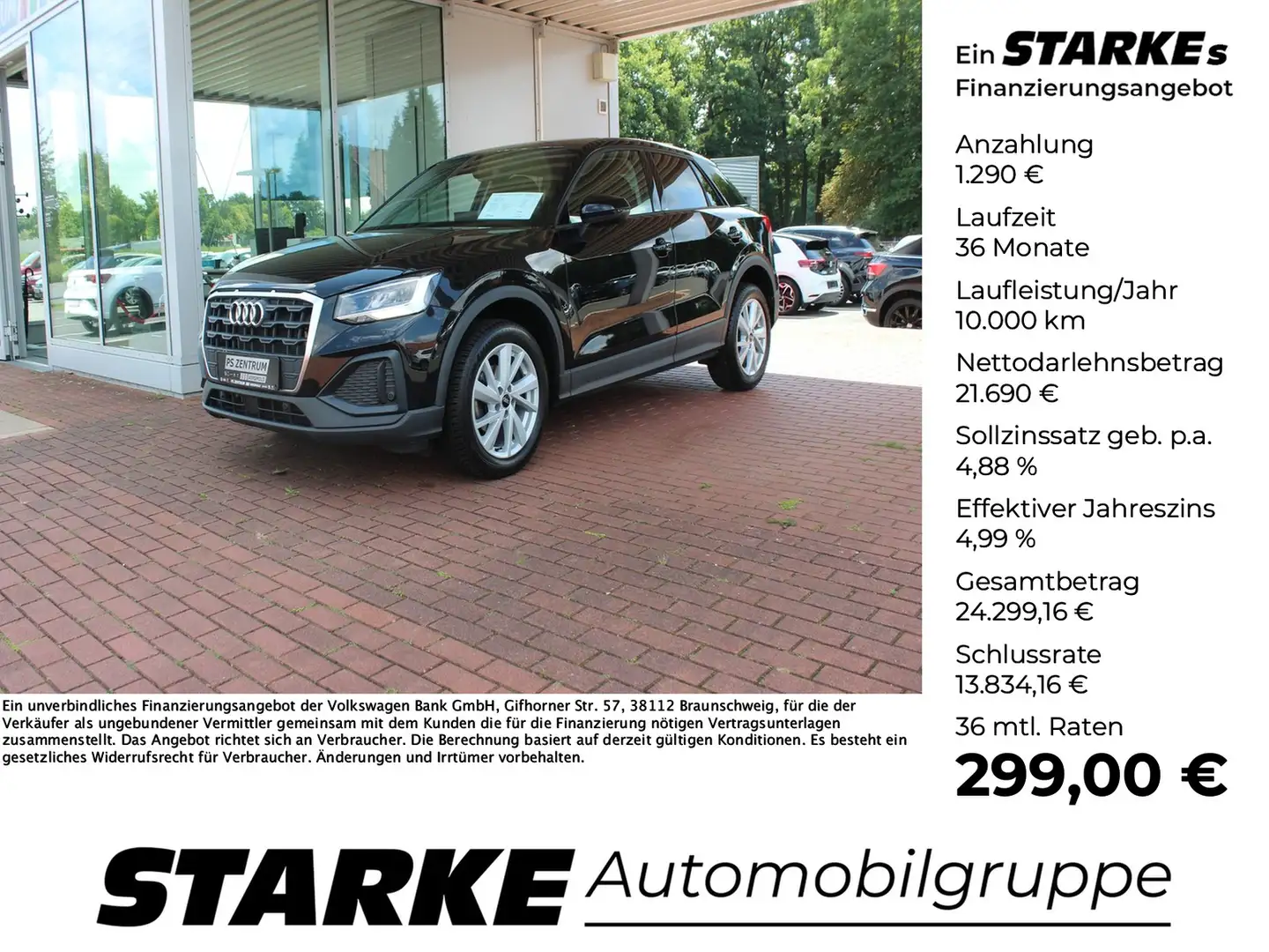 Audi Q2 1.5 TFSI S-tronic Schwarz - 1