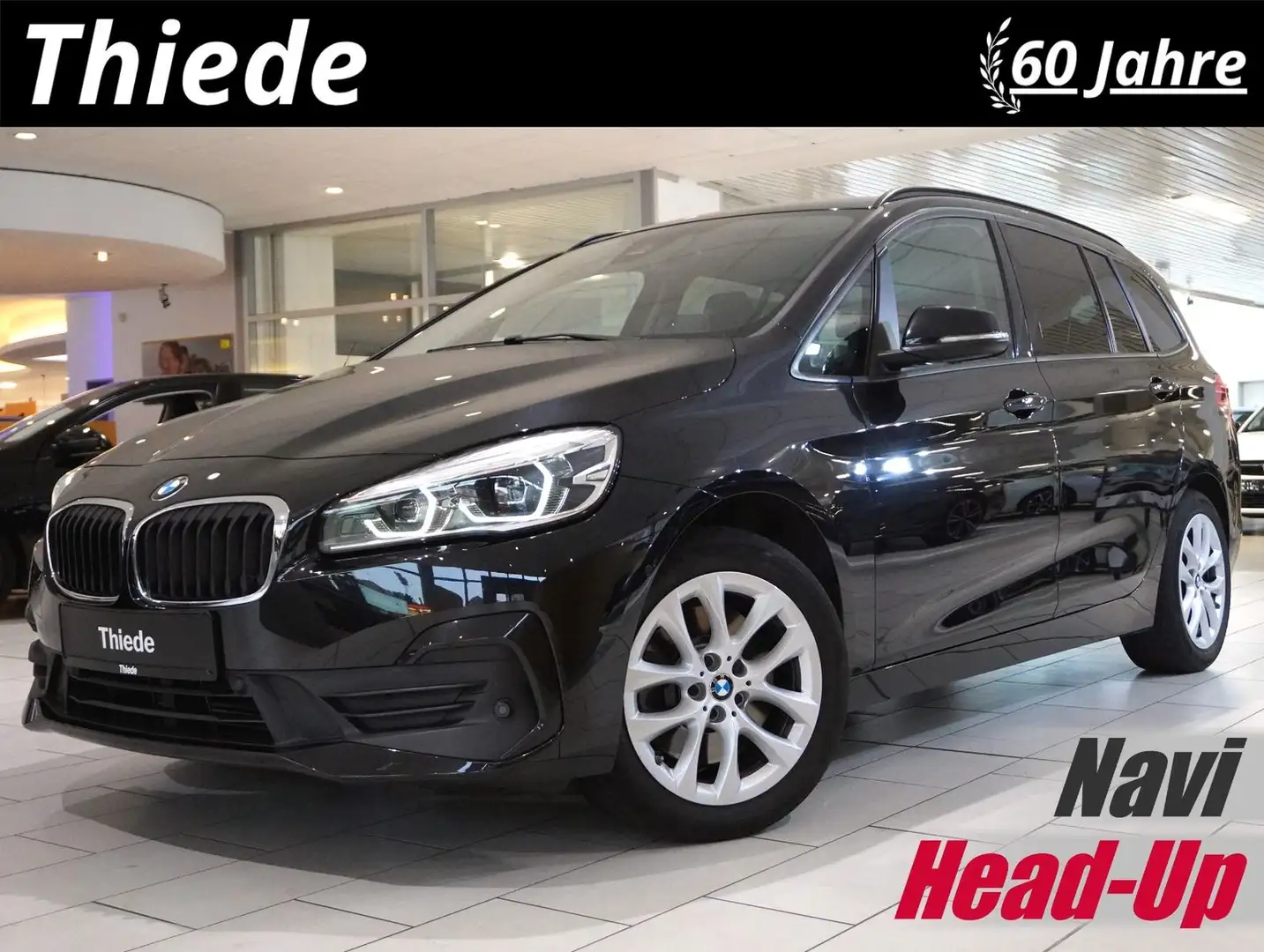 BMW 218 218 GRAN TOURER ADVANTAGE NAVI/HUD/KAMERA/AHK Negro - 1