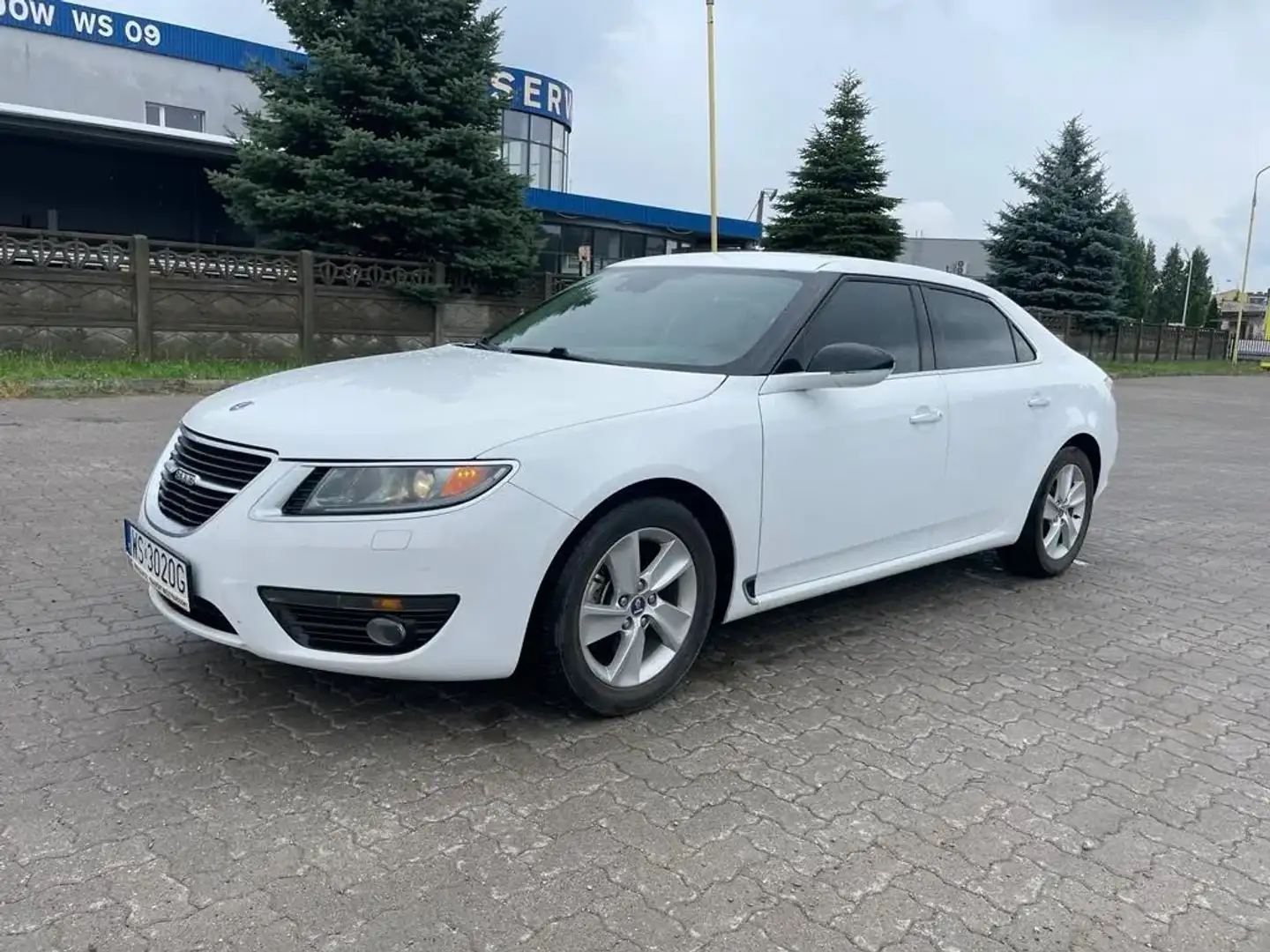 Saab 95 2.0 Biopower 2011 Weiß - 2