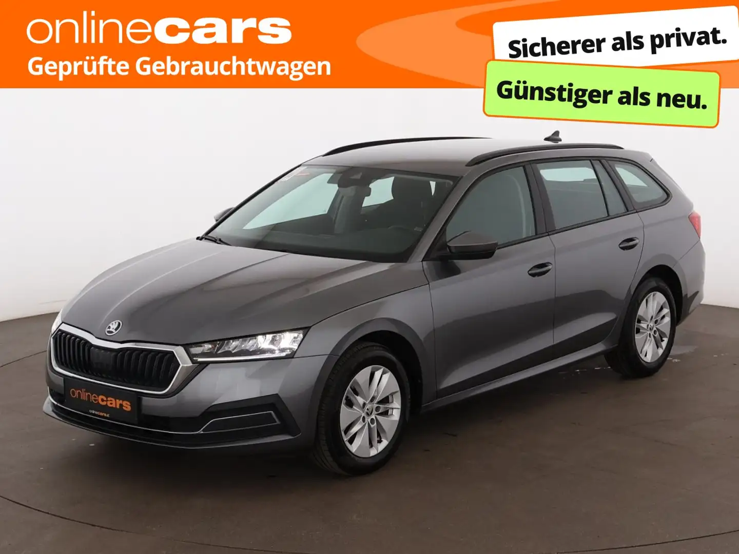 Skoda Octavia Combi 2.0 TDI LED R-CAM ASSIST TEMP PDC Grau - 1