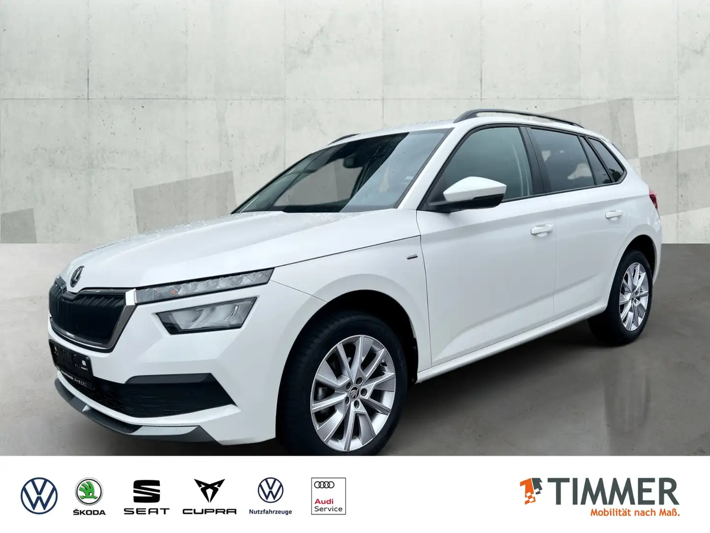 Skoda Kamiq 1.0 TSI CLEVER *LED *SITZHZG *TEMPO *PDC * Alb - 1