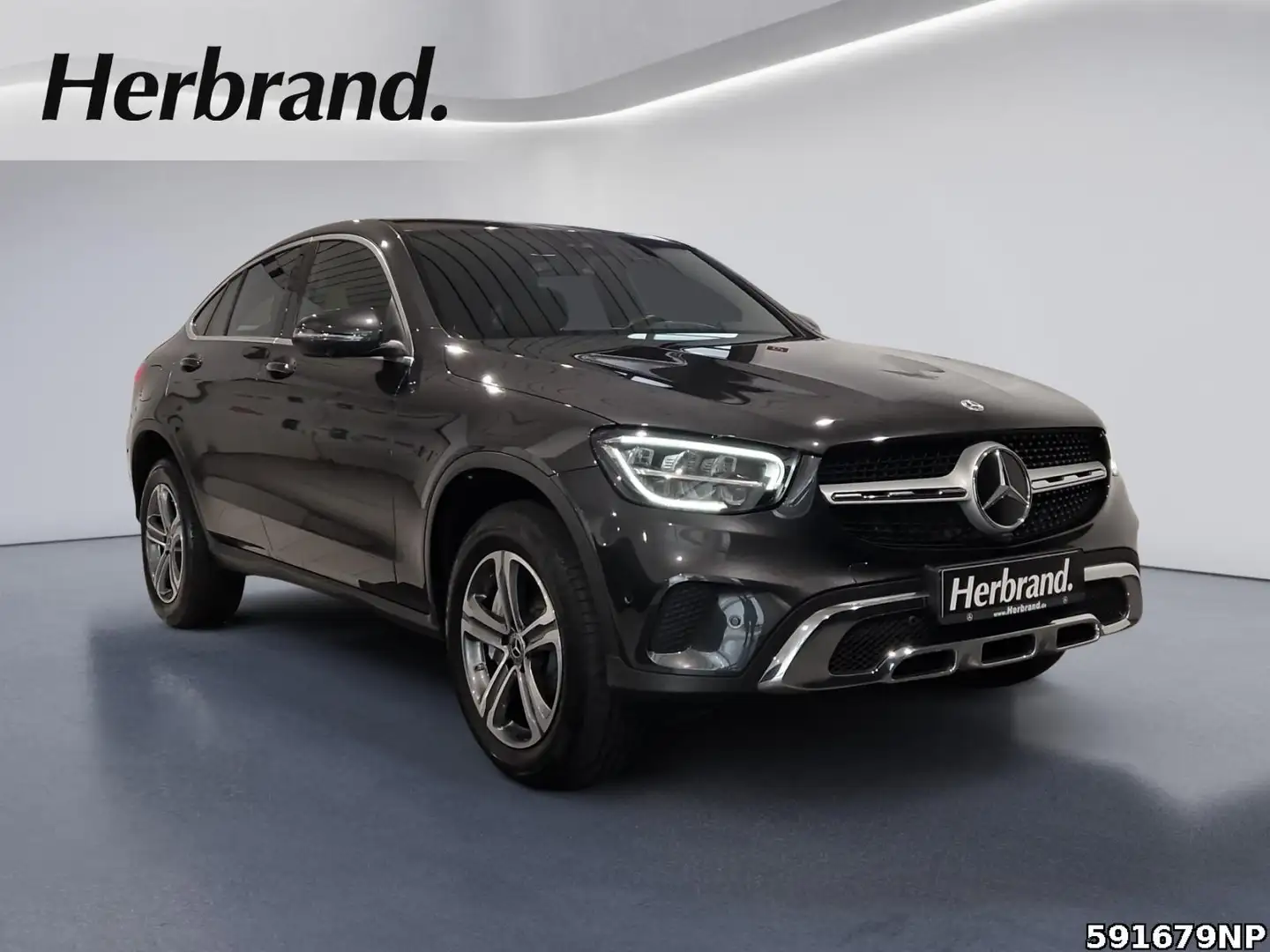 Mercedes-Benz GLC 300 de 4M Coupé AHK Distronic 360° Schiebed. Gris - 2