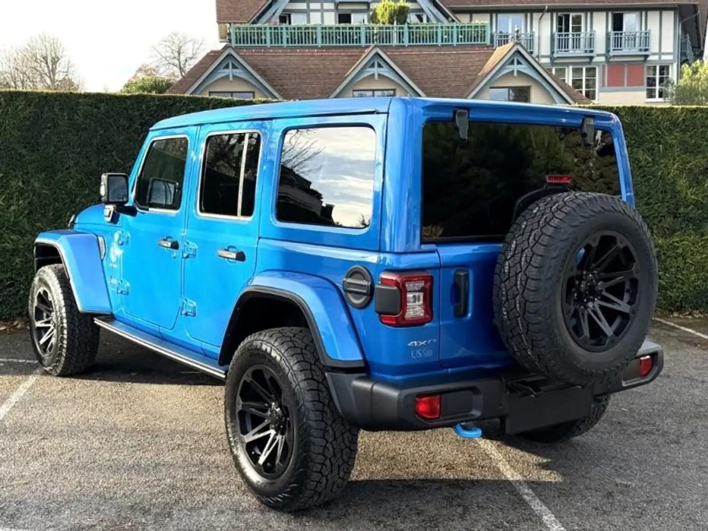 Jeep Wrangler 2.0 T 380ch 4xe Sahara Command Trac Bleu - 2