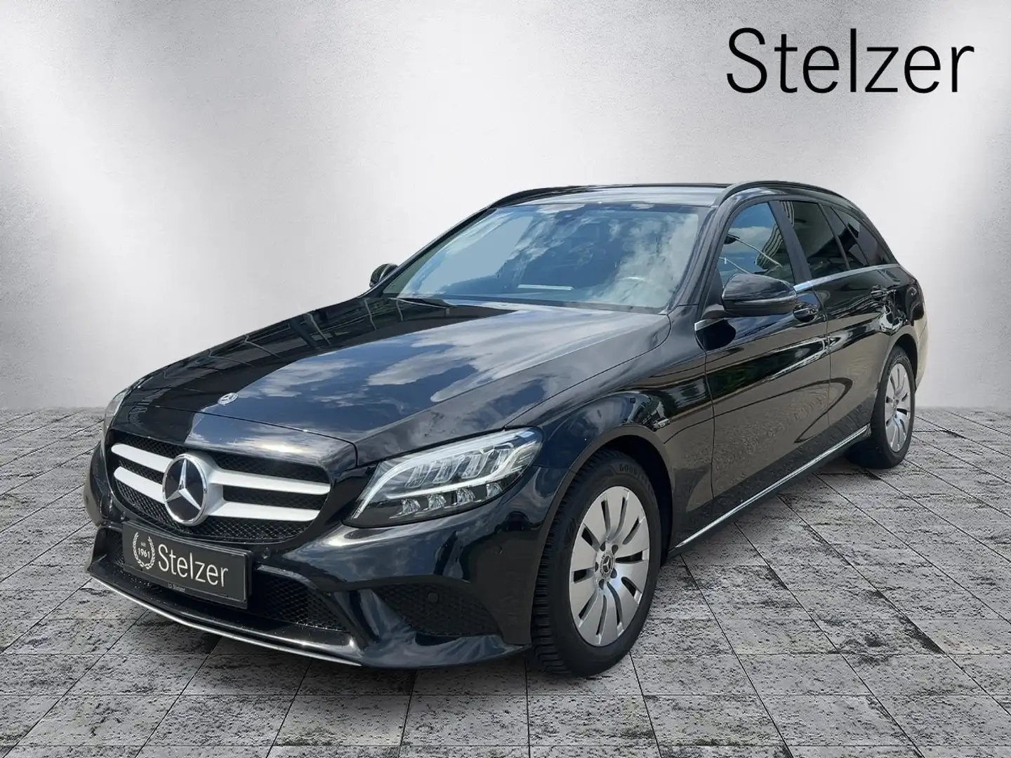Mercedes-Benz C 200 d T-Modell RKam PTS Shz LED eHeck CarPlay Noir - 1