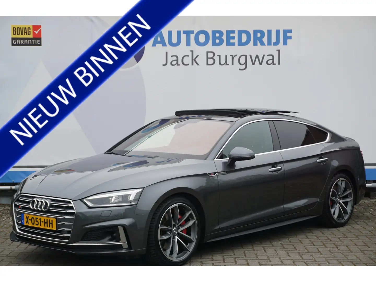 Audi S5 Sportback 3.0 TFSI 354PK Quattro Pro Line Plus B&O Grijs - 1