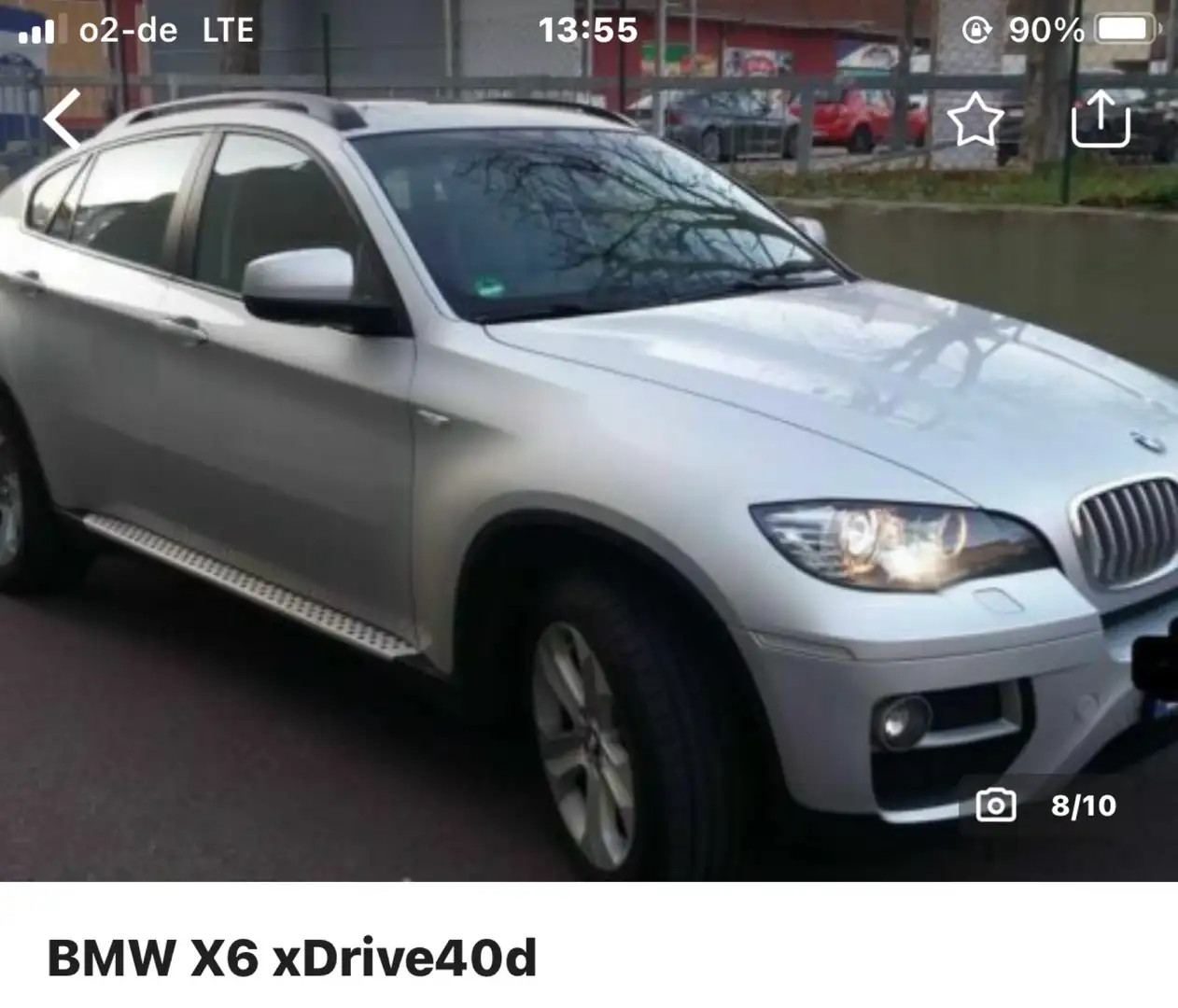 BMW X6 xdrive40d Paket Navi, Kamera 360, Tetto panoramico srebrna - 2