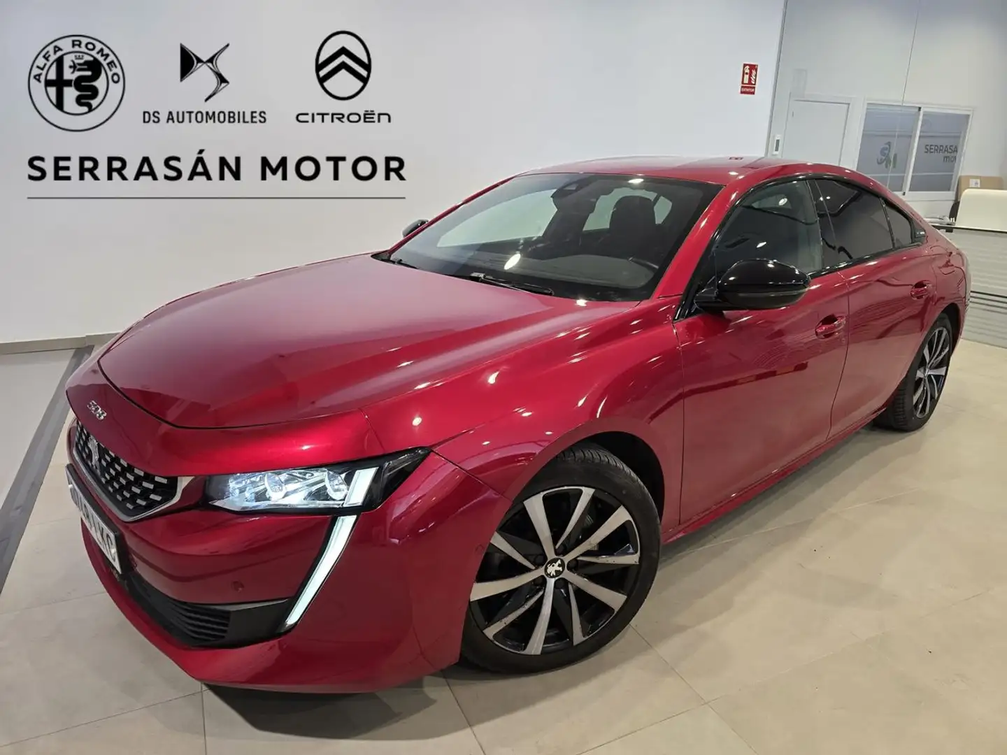 Peugeot 508 Hybrid 5P GT Line HYBRID 225 e-EAT8 Rouge - 1
