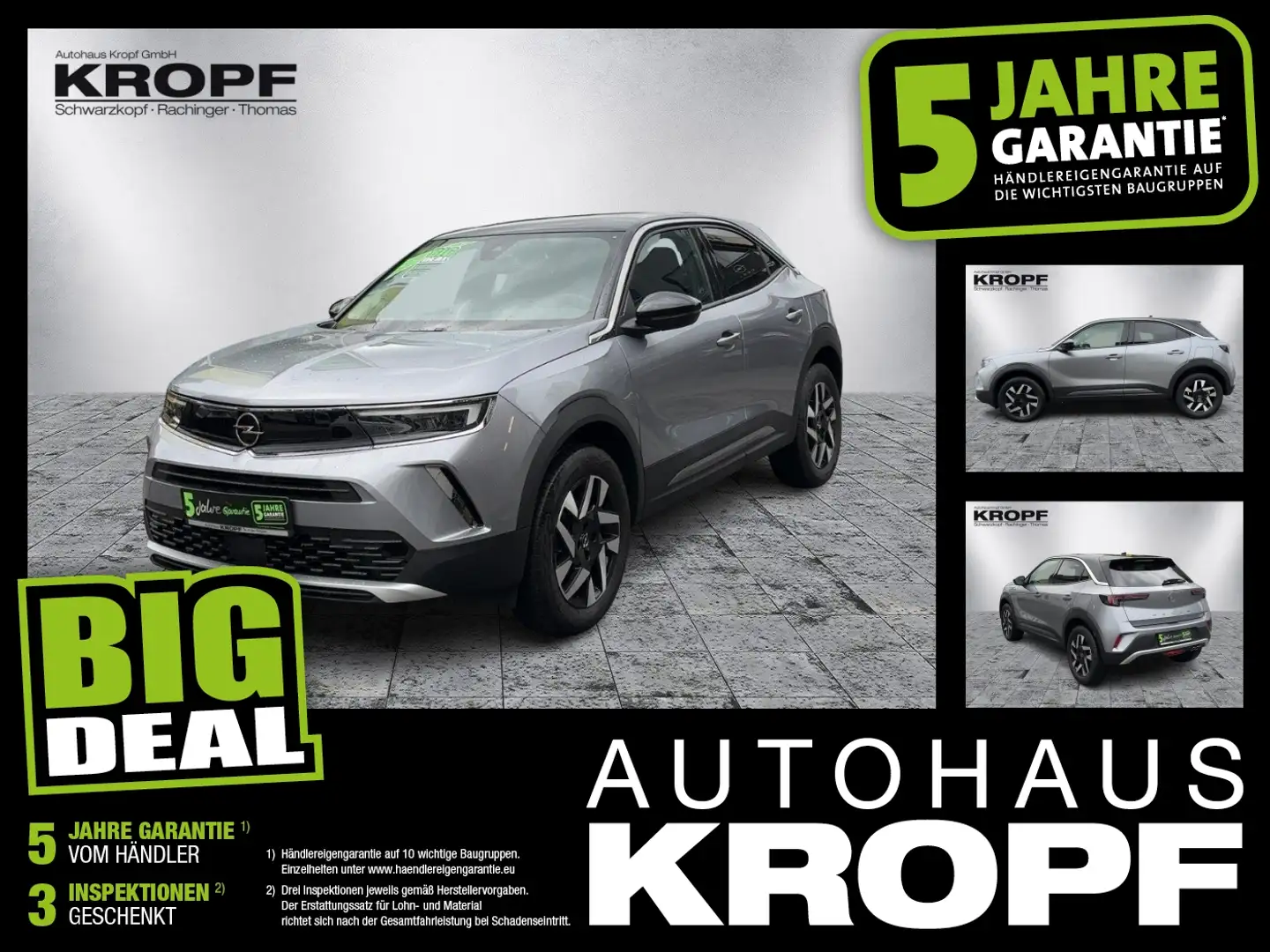 Opel Mokka 1.2T Elegance Fin. ab 2,99% LED+SHZ Gri - 1