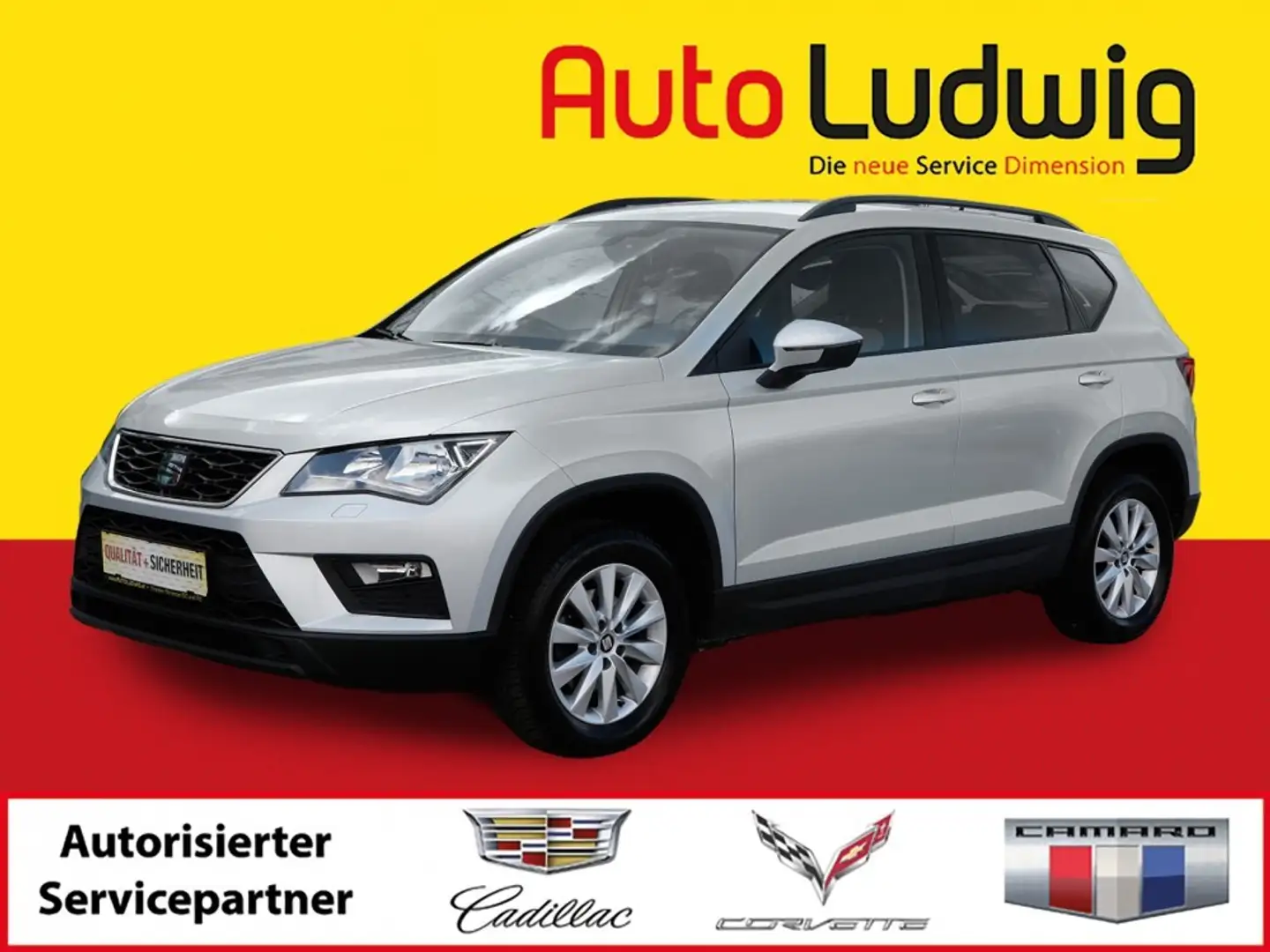 SEAT Ateca Austria Edition 1,0 TSI*MEDIA SYSTEM*PARK PILOT... Argent - 1