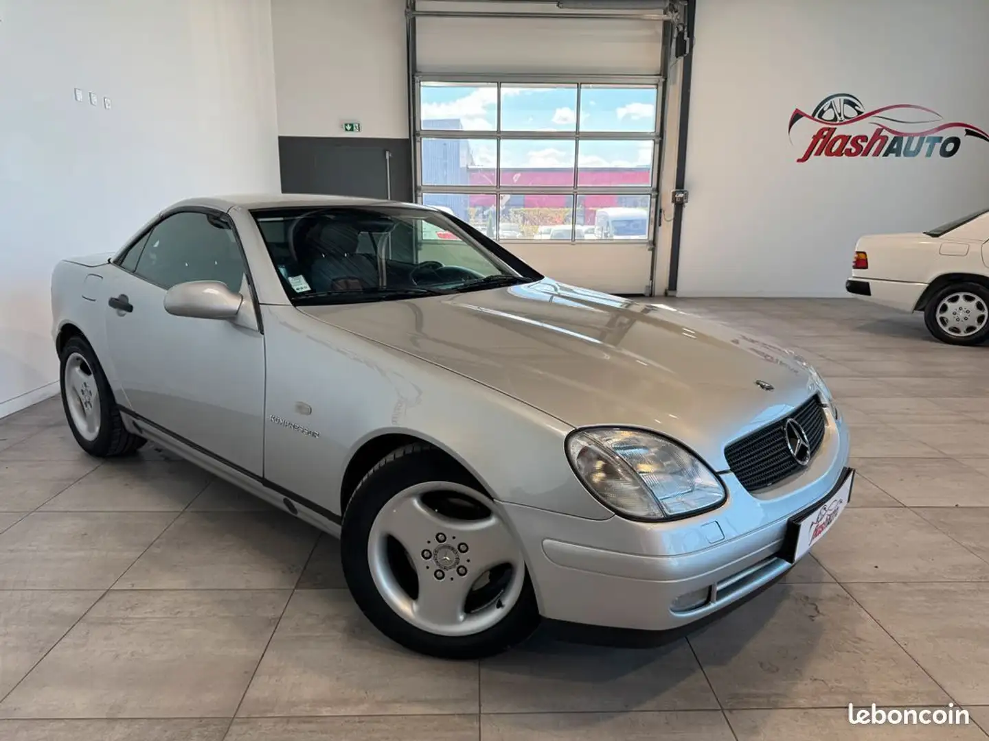 Mercedes-Benz 230 MERCEDES CLASSE SLK 230K 2.3 i 193cv-CABRIOLET Gris - 2