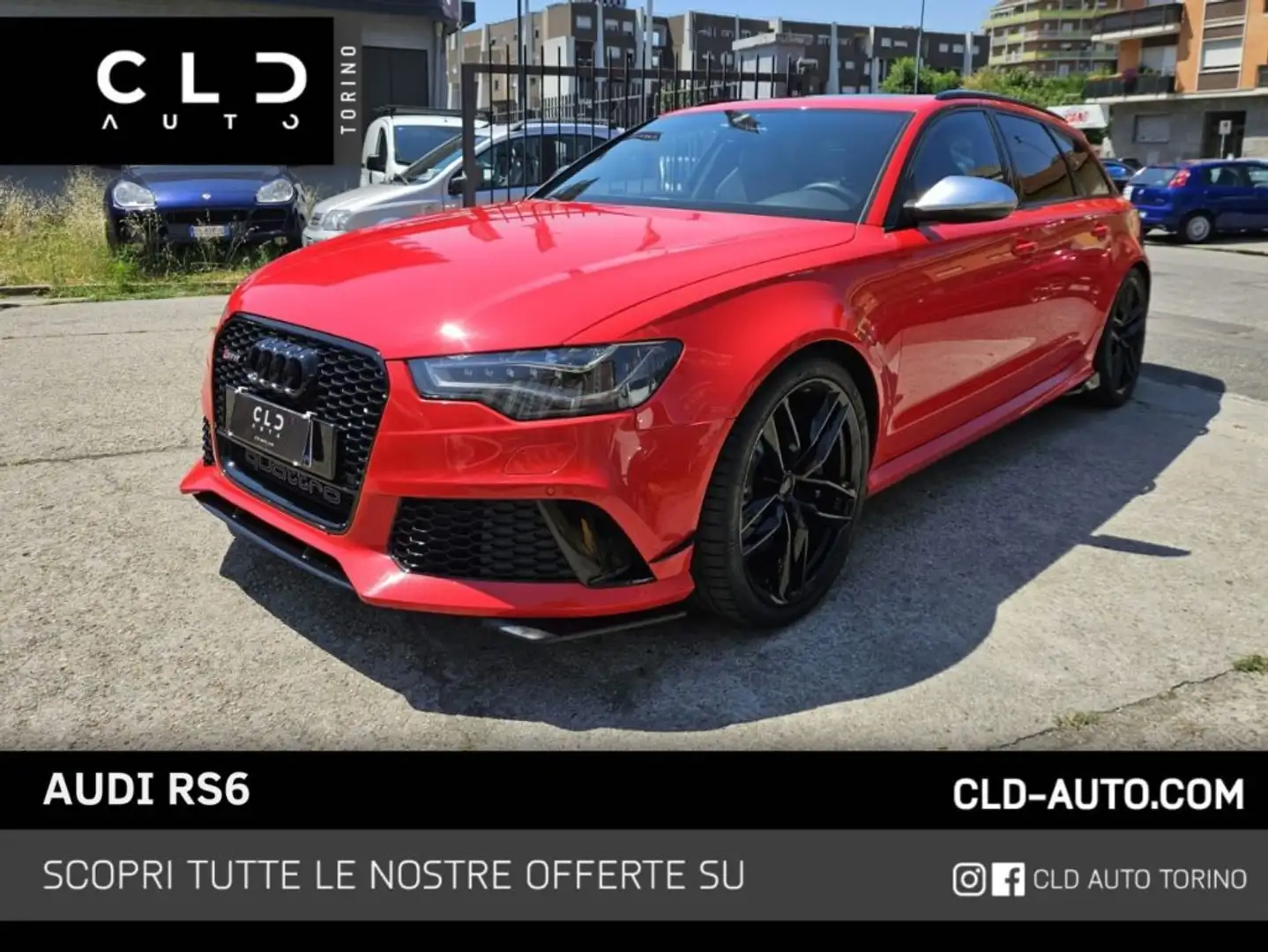 Audi RS6 Avant 4.0 TFSI quattro MOTORE SOSTITUITO AUDI Rosso - 1