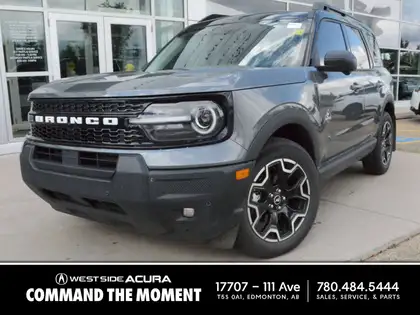Gray 2025 Ford Bronco Sport SUV / Crossover All-Wheel Drive 8-Speed Automatic