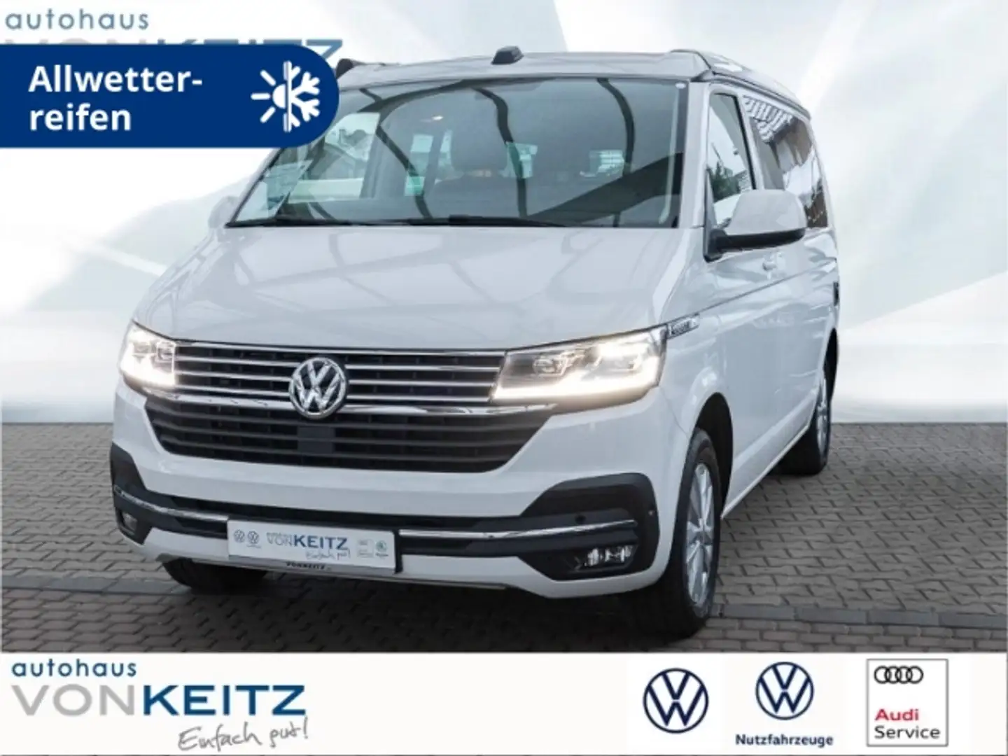 Volkswagen T6.1 Ocean FWD +ALLW+AUT+NAVI+LED+RFK+ Blanc - 1