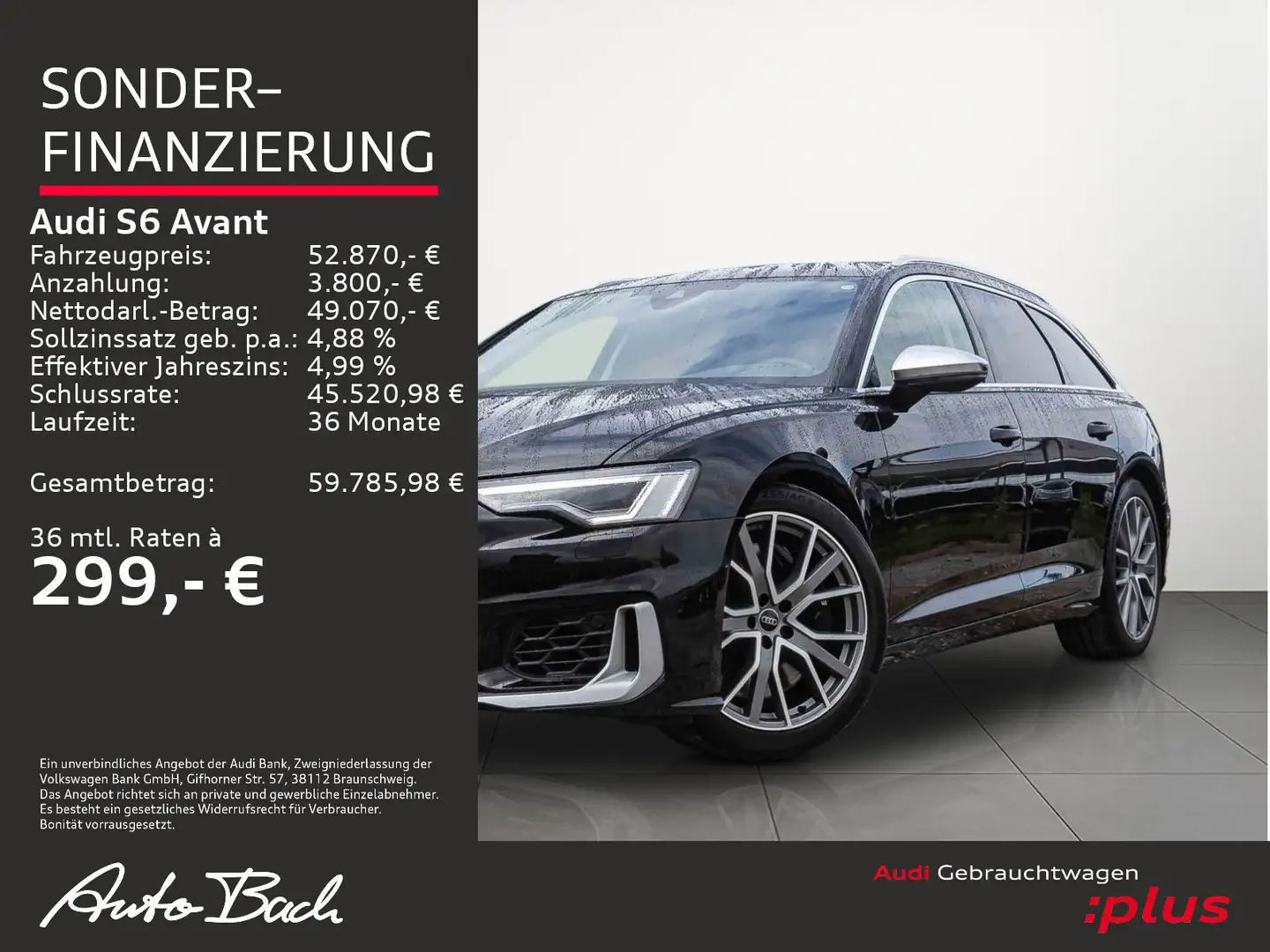 Audi S6 TDI tiptronic Navi EPH virtual GRA Schwarz - 2