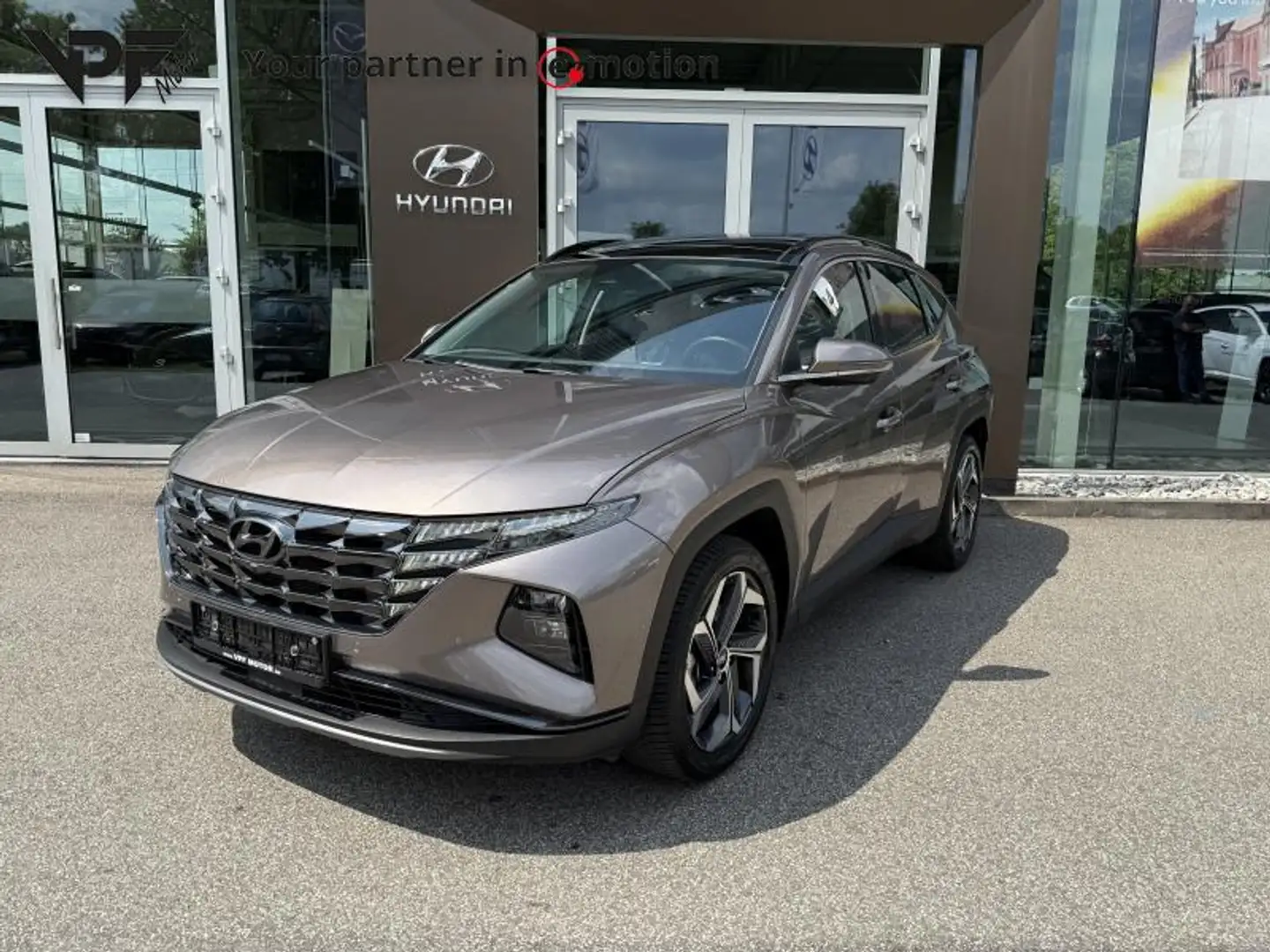 Hyundai TUCSON Shine Sensation Plug-in Brun - 1