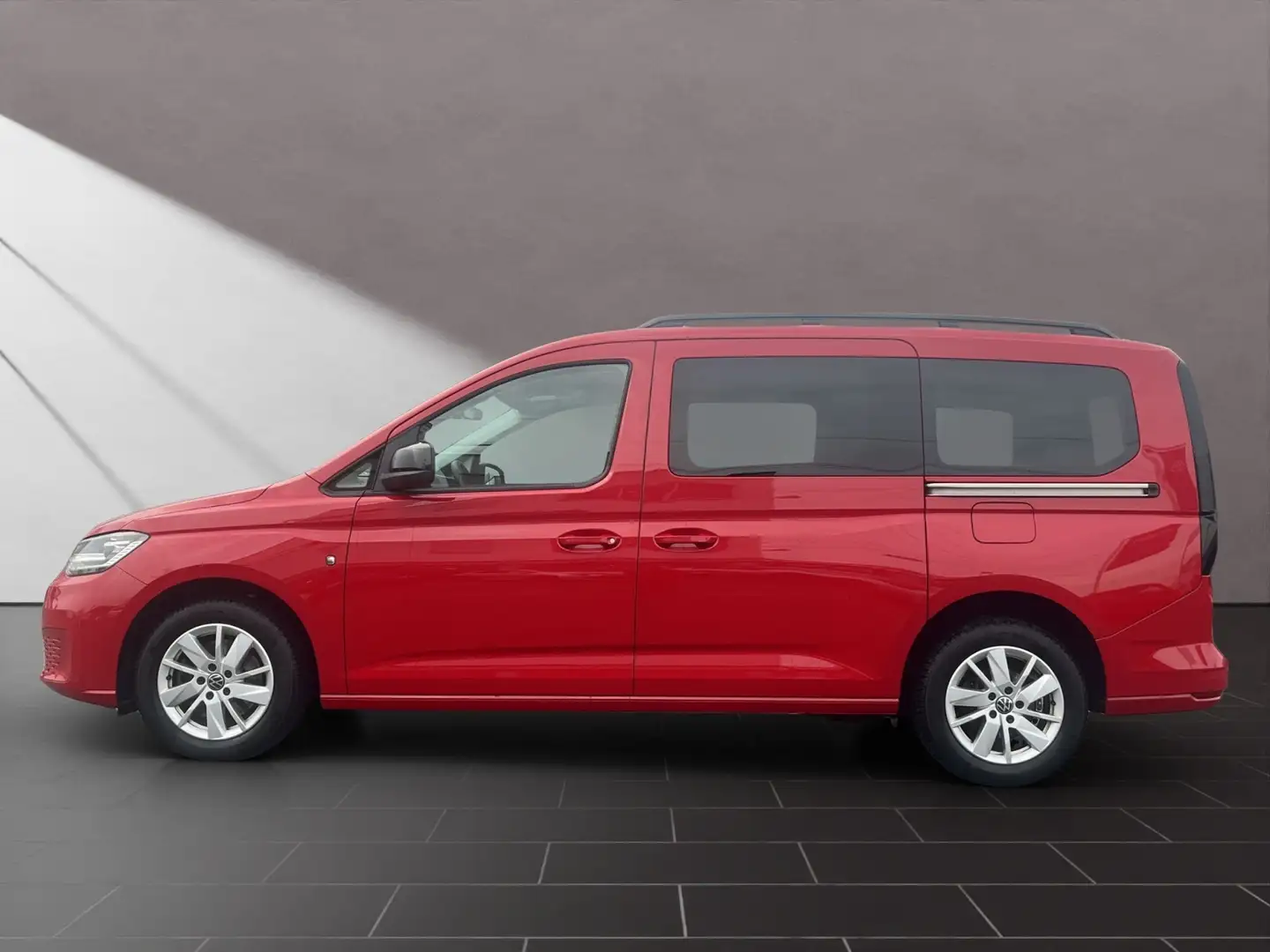 Volkswagen Caddy Life Maxi*LED*TOP ZUSTAND*KLIMA*AHK* Rot - 2