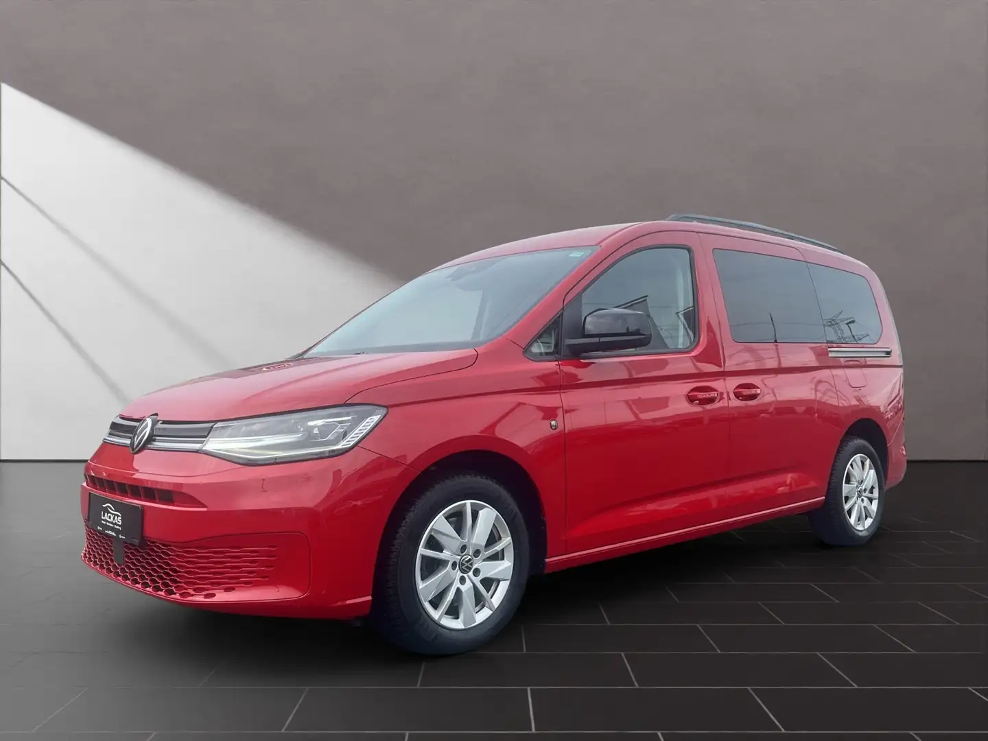 Volkswagen Caddy Life Maxi*LED*TOP ZUSTAND*KLIMA*AHK* Rot - 1