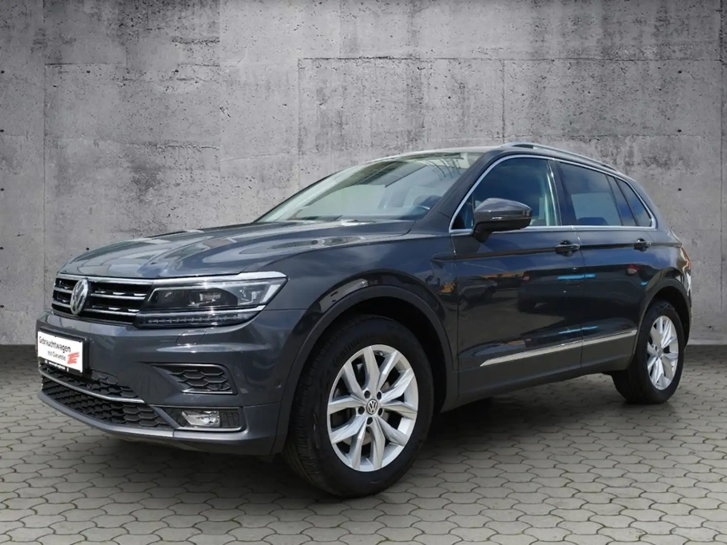 Volkswagen Tiguan Highline 2.0 TDI 4Motion DSG STH/NAV KLIMA LED NA Grau - 2