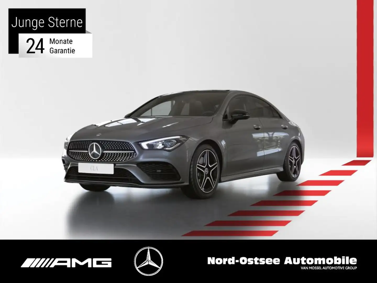 Mercedes-Benz CLA 250 e AMG NIGHT PANO PARKPAKET SOUND LED DAB Grau - 1