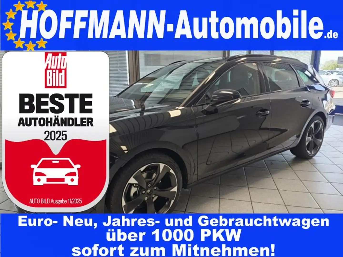 CUPRA Leon elt.Heckklappe,AHK anklappb. Negru - 1