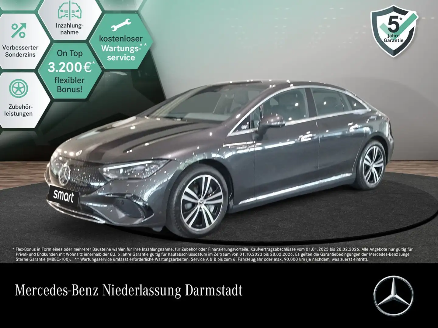 Mercedes-Benz EQE 300 Avantgarde Fahrass WideScreen Burmester Šedá - 1