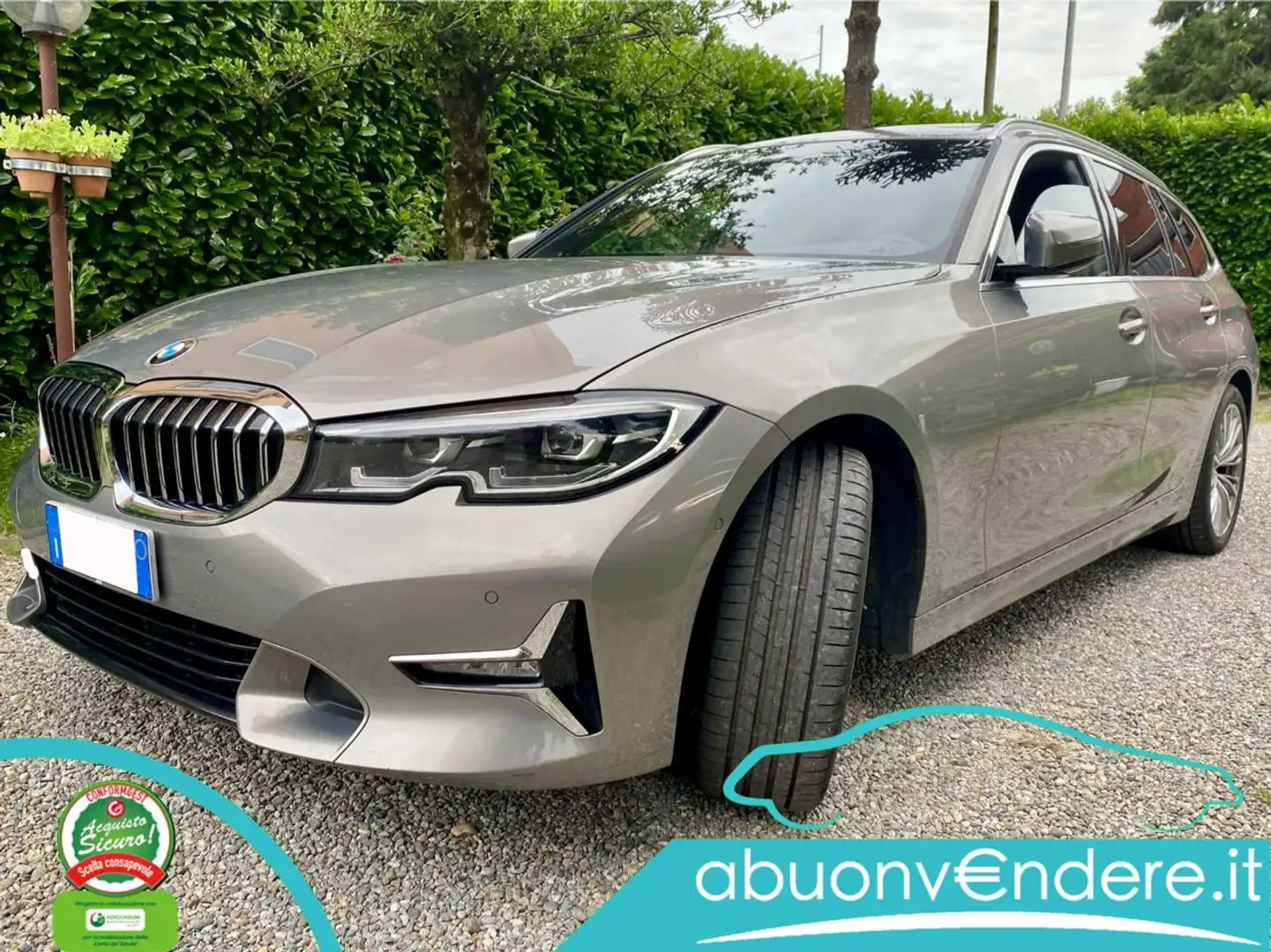 BMW 320 d 48V Touring Luxury Grigio - 1