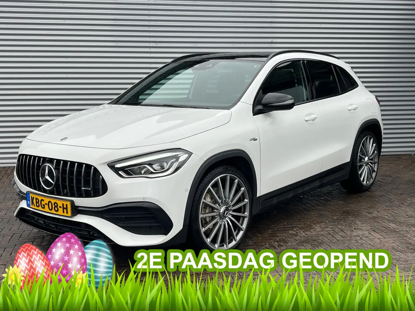 Mercedes-Benz GLA 35 AMG 4MATIC panorama night trekhaak vol vol Blanco - 1
