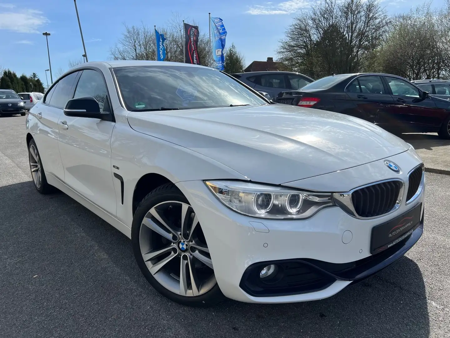 BMW 420 d xDrive Gran Coupe NAVI-XENON-Automatik-TÜV Weiß - 1