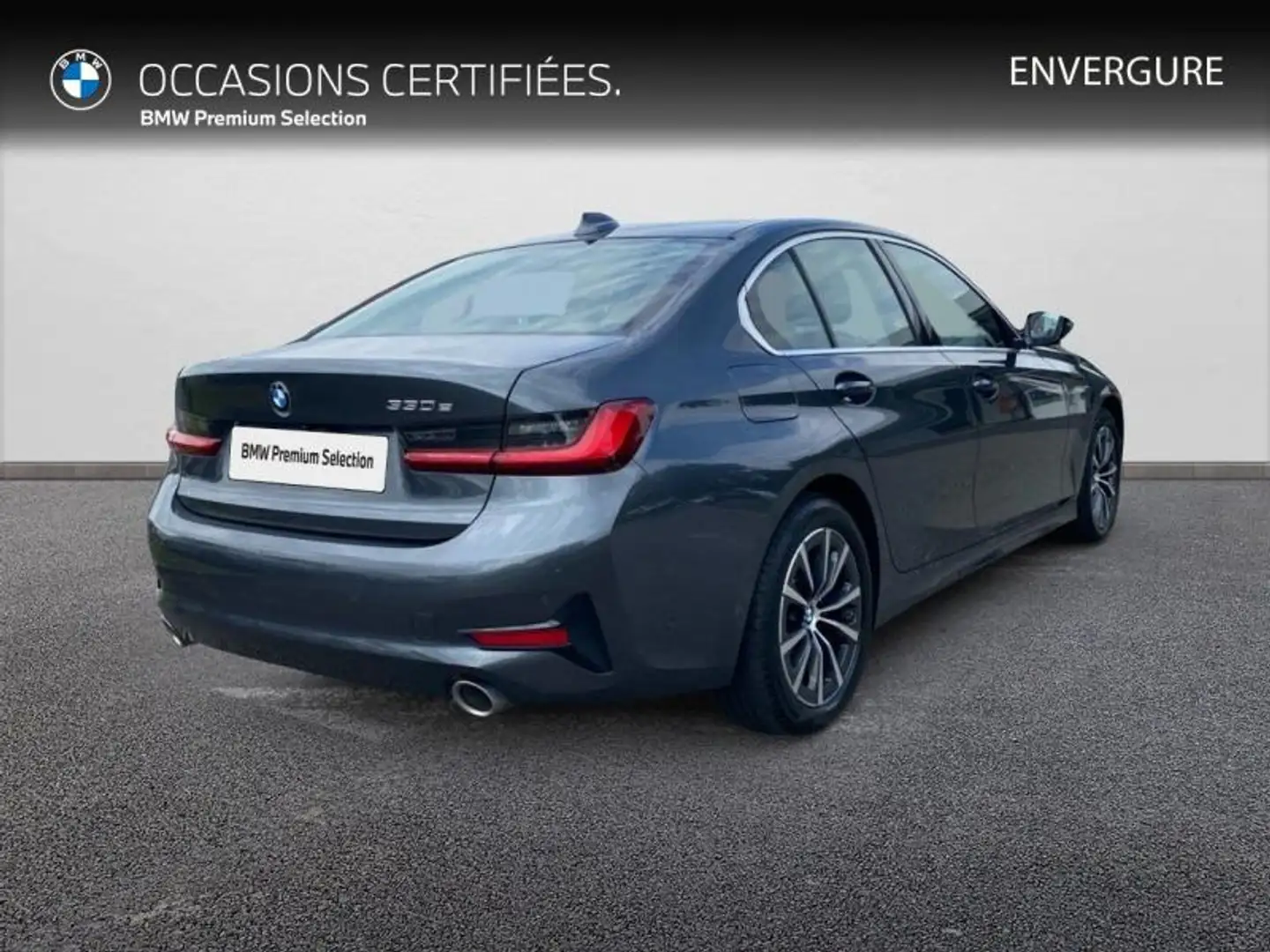 BMW 330 330eA 292ch Business Design 10cv Gris - 2