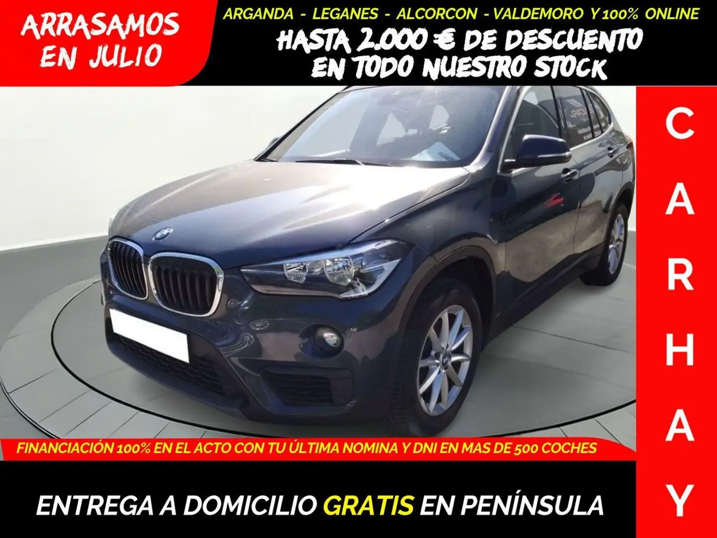 BMW X1 2.0 d sDrive18 AdBlue Business Model Gris - 1