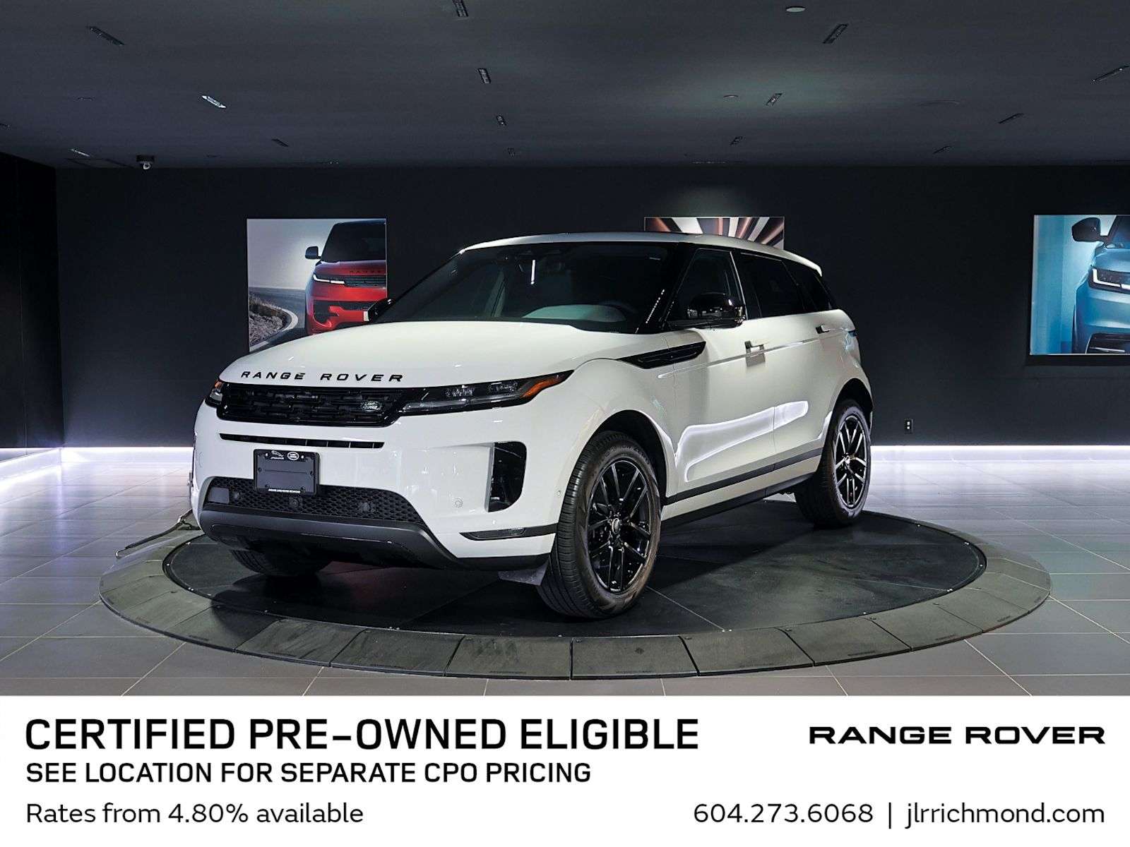 2026 Land Rover Range Rover Evoque S | Sunroof | Navigation | Bluetooth | Heated Seats | Heated Steering