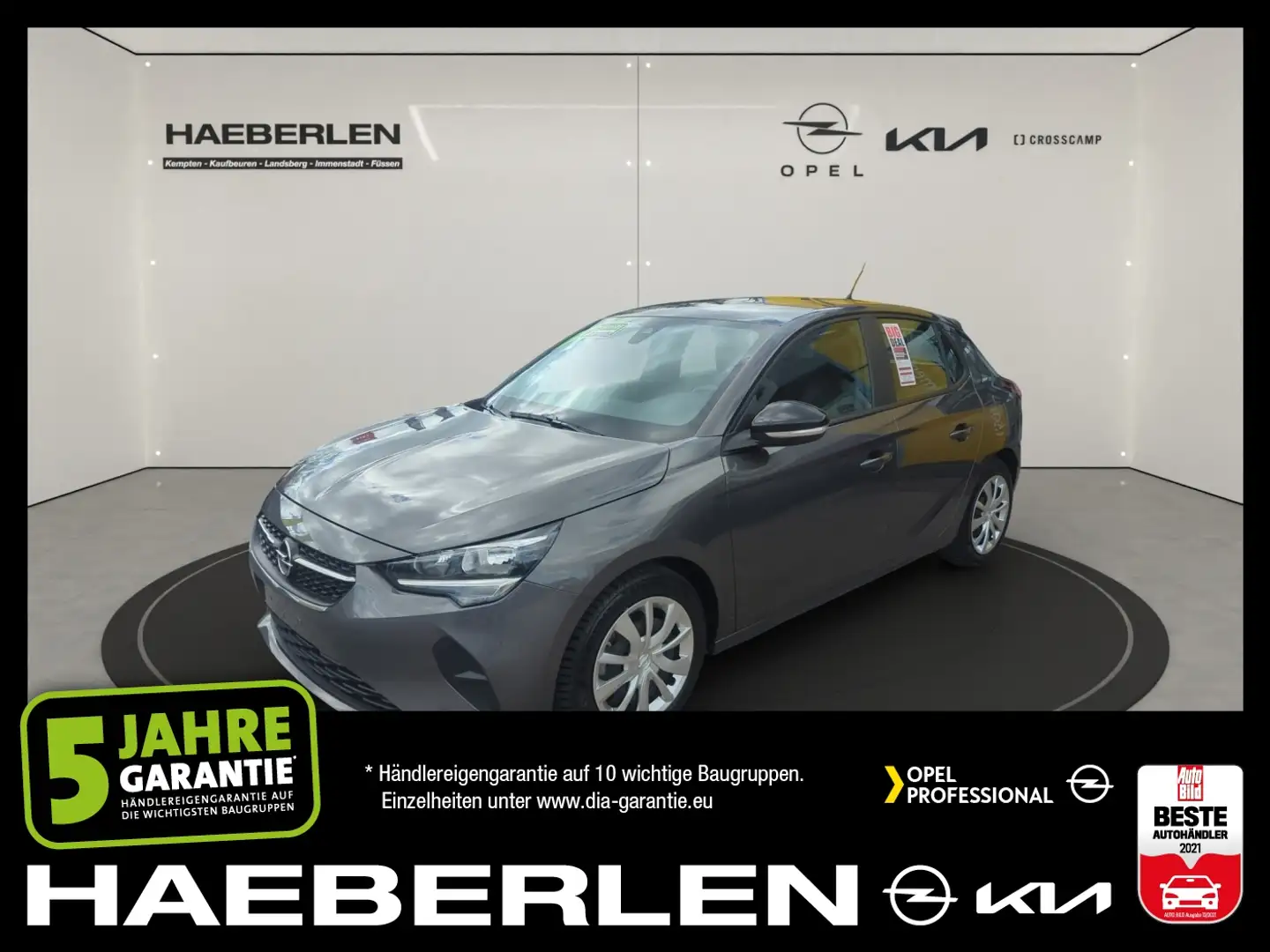 Opel Corsa F 1.2 Edition *PDC Sitz-/Lkrdh.Carplay* Grau - 1