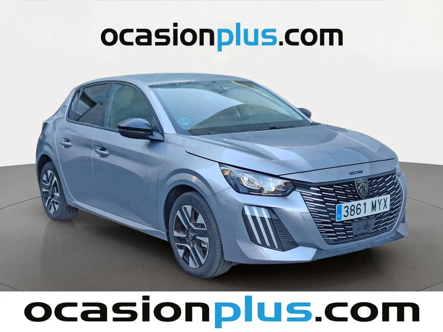 Peugeot 208 1.2 Puretech S&S Allure 100 Gris - 2