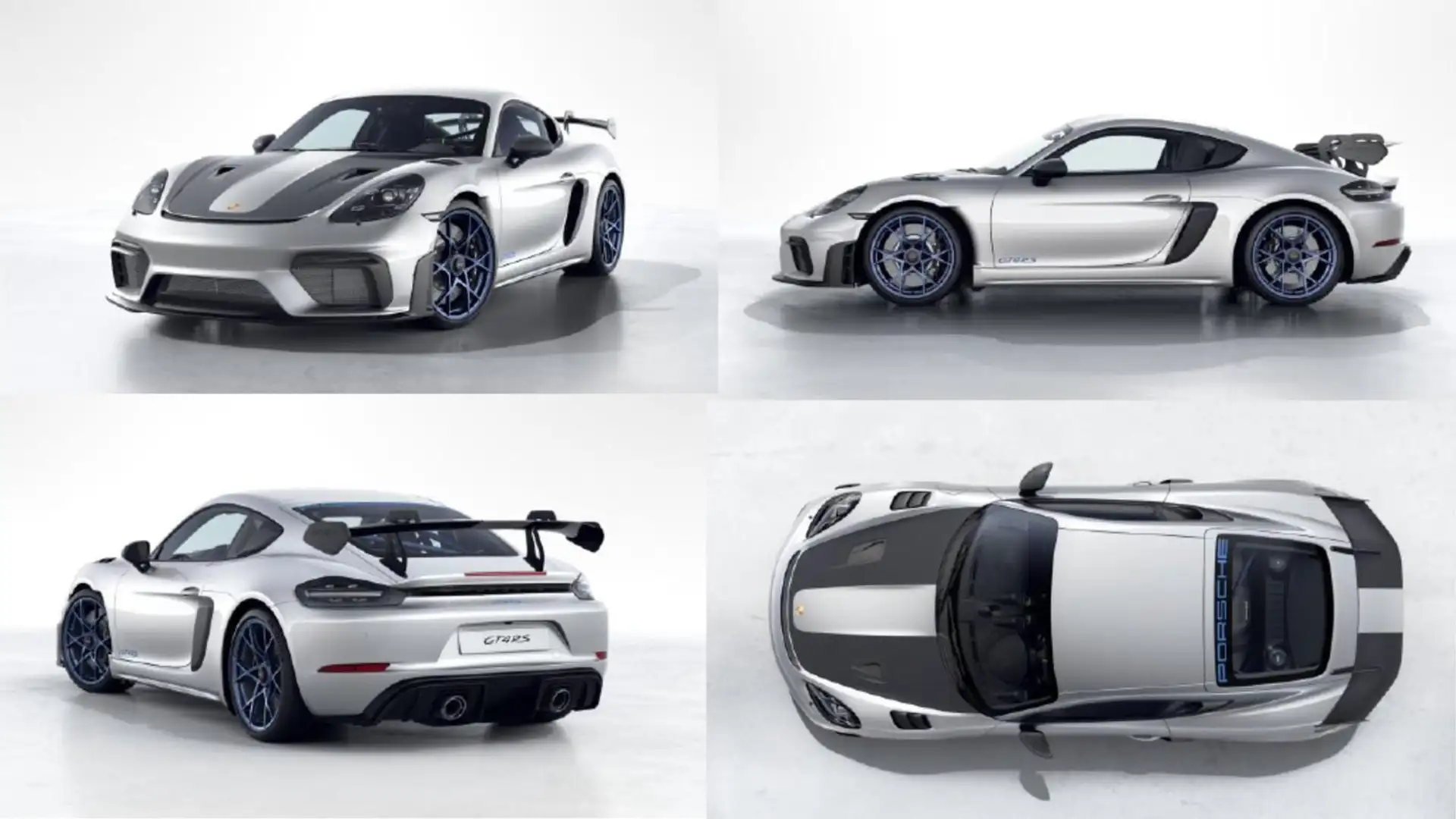 Porsche 718 Cayman GT4 RS, Weissach, Clubsport, Lift Argintiu - 1